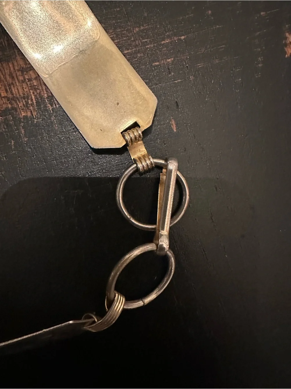 Vintage gold chunky rectangular belt